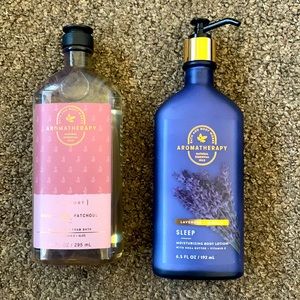 Bath and body works body wash an body lotion